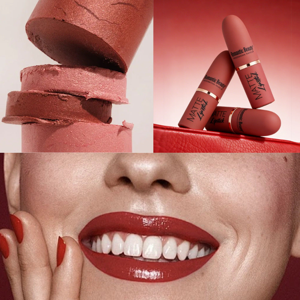 Lipstick Matte Frosted Waterproof Lip Gloss Lipstick
