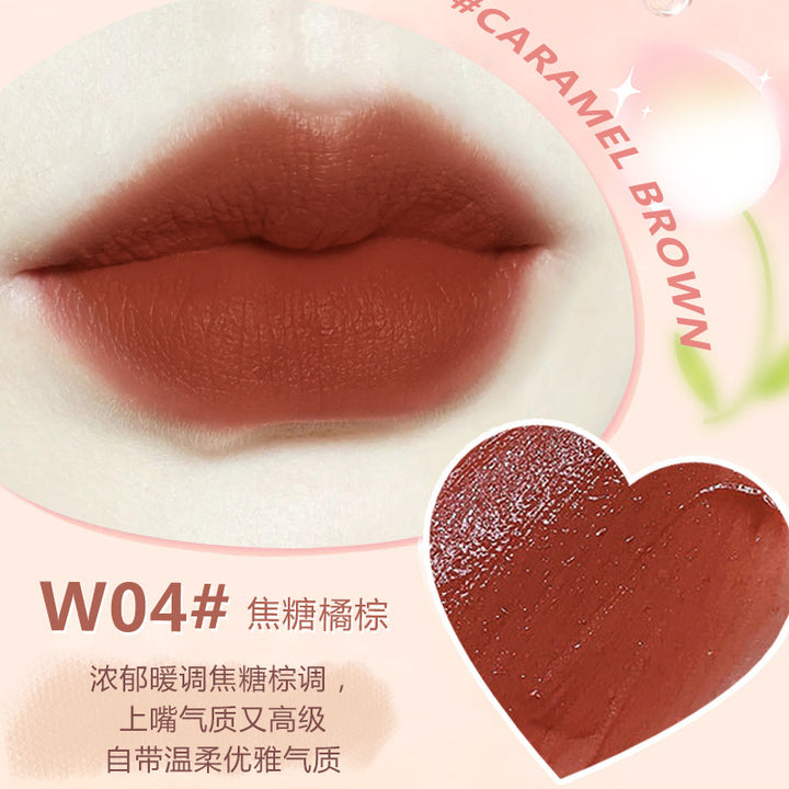 WODWOD绒雾轻感奶霜唇釉素颜不易掉色不易沾杯显白轻薄素颜奶油色