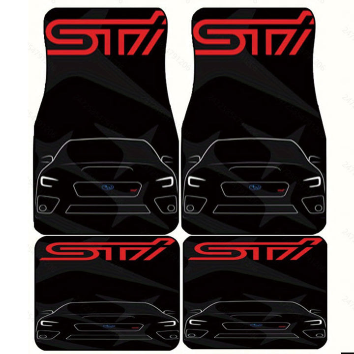 TEMUVintage Nordic Car Foot Mat Carpet 4 Piece Set Stain Resistant Floor Mat TEMUFoot Mat Wholesale