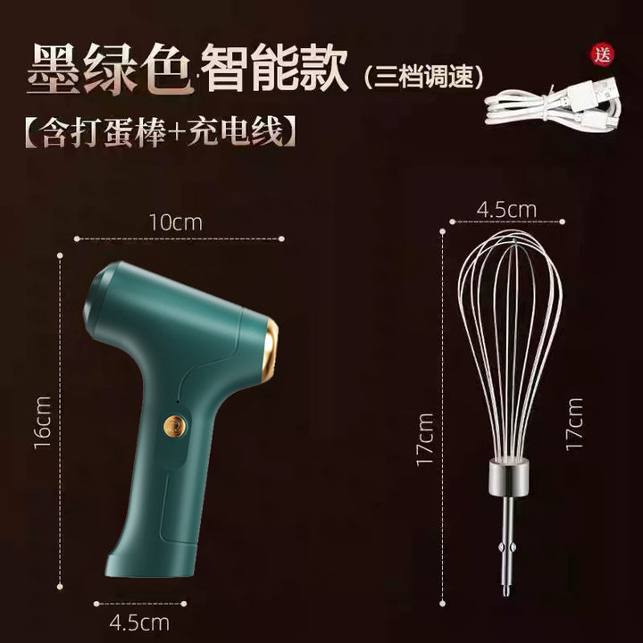 家用烘焙无线手持电动打蛋器打发奶油搅拌厨房烘焙小工具蛋清打发