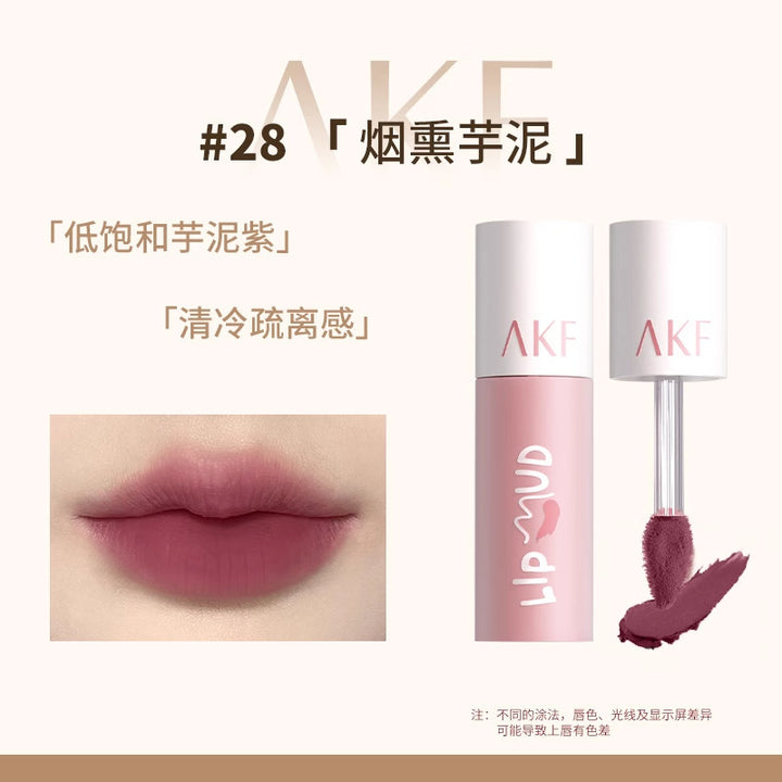 AKF Lip Mud Lipstick Women's Transfer-Proof Matte Lip Gloss