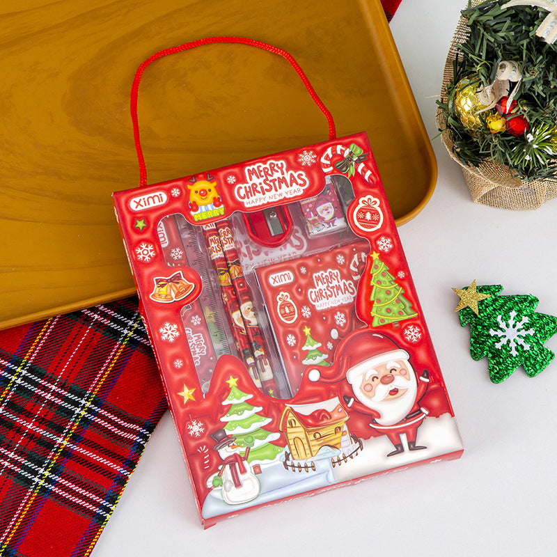Kids' 6-Piece Stationery Gift Set – Student School Supplies Award Gift Box