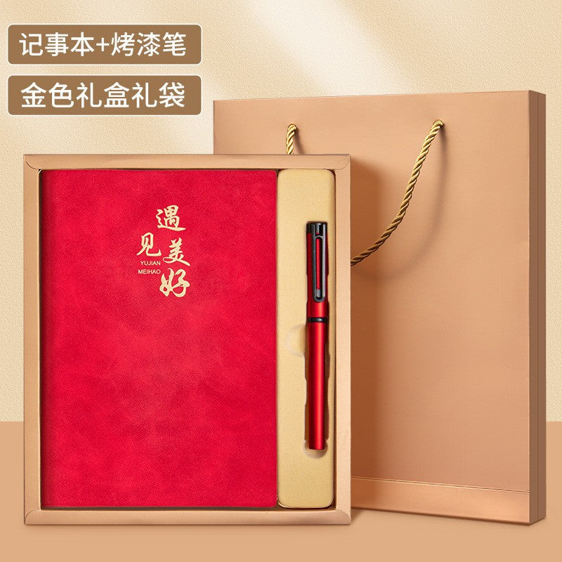 笔记本定制logo带扣学习办公商务文具本子会议记录本订制记事本子