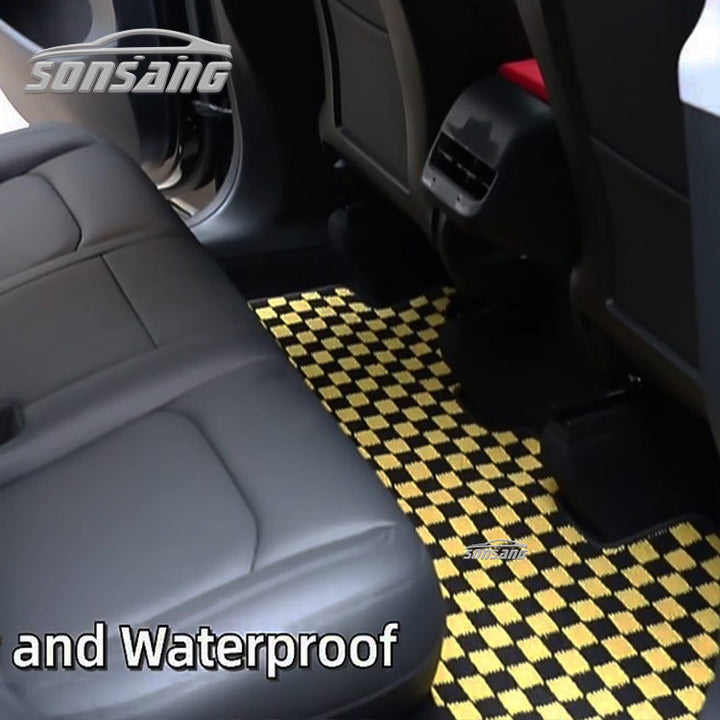Checkered Floor Mats Decoration