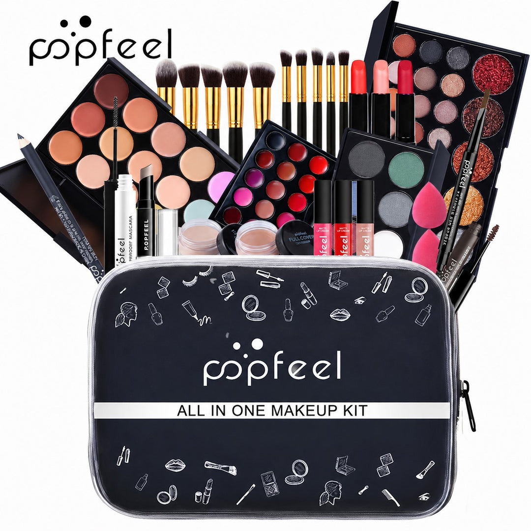 POPFEEL 跨境专供彩妆套装组合初学者美妆少女淡化妆品批发