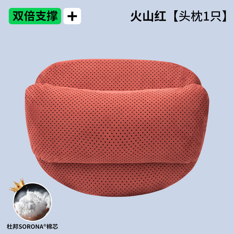 Car Pillow Premium Feel Breathable Cotton Neck Pillow Car Pillow