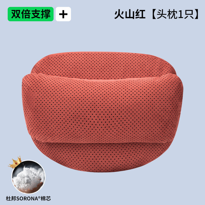 Car Pillow Premium Feel Breathable Cotton Neck Pillow Car Pillow