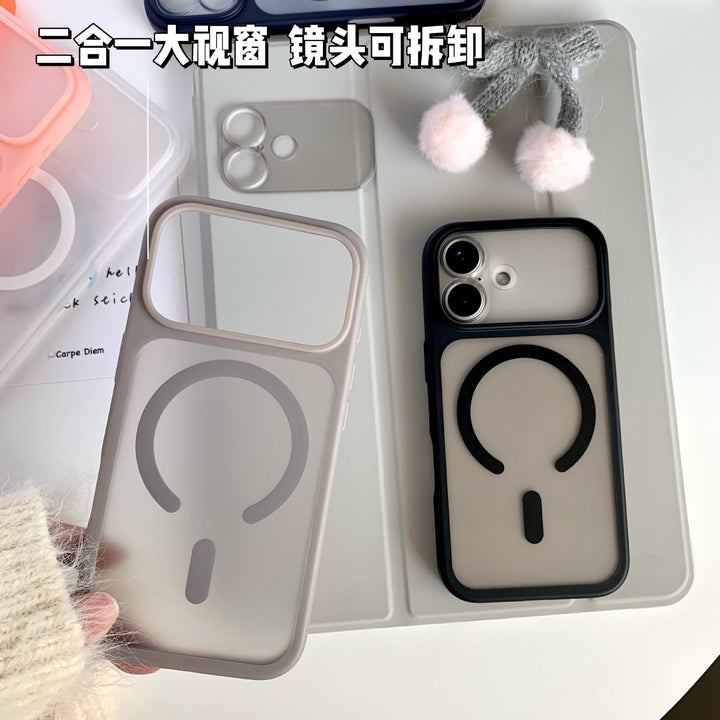 Soft Touch Mag Safe for iPhone17 pm Phone CaseiPhone16 Pro Max Frosted 15 pm Protective Case