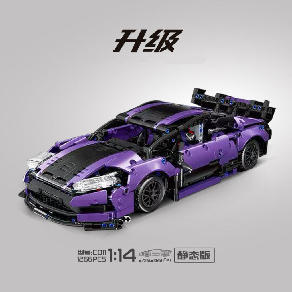 Apollo Sports Car Building Blocks Set – High-Difficulty Drift Racing Car Model Assembly Toy