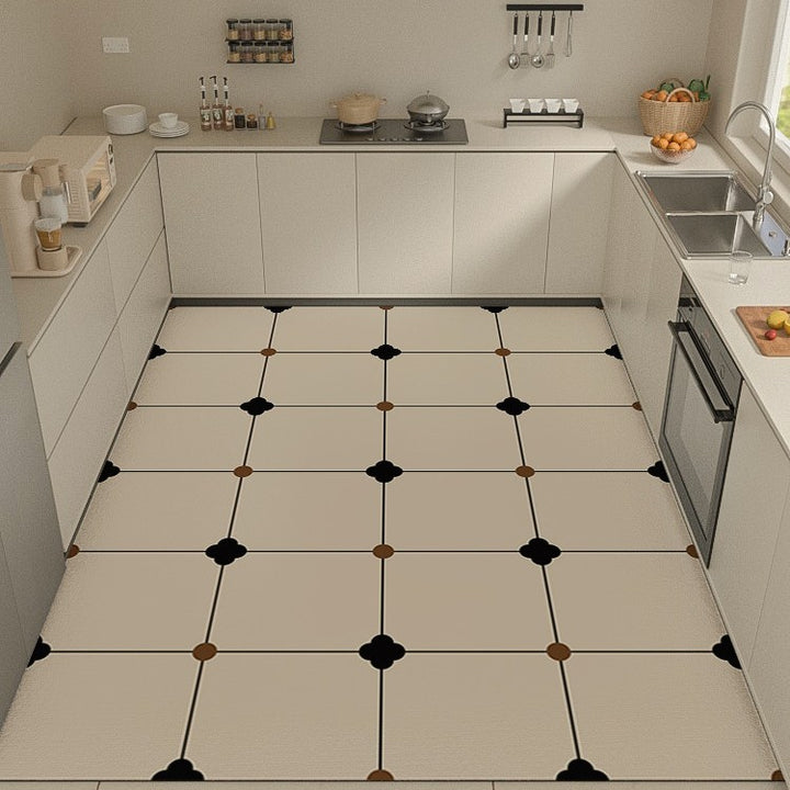 Light Luxury Premium Feel Floor Mat Home Kitchen Non Slip Foot Mat Entryway Stain Resistant Door Mat
