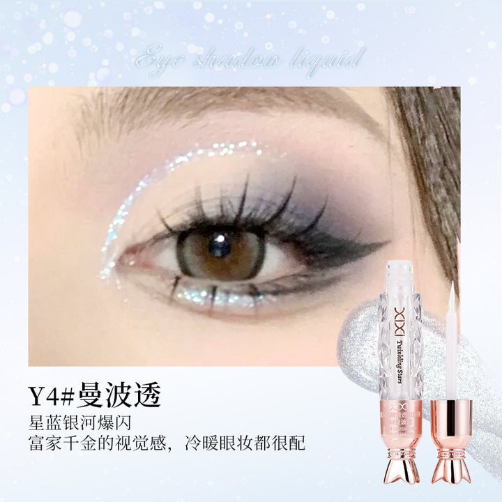 xixi清透眼影液亮片珠光爆闪亮晶晶液体眼影一滴泪卧蚕眼角提亮液