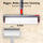 Inclined tear type lint rollers replacement head for carpet