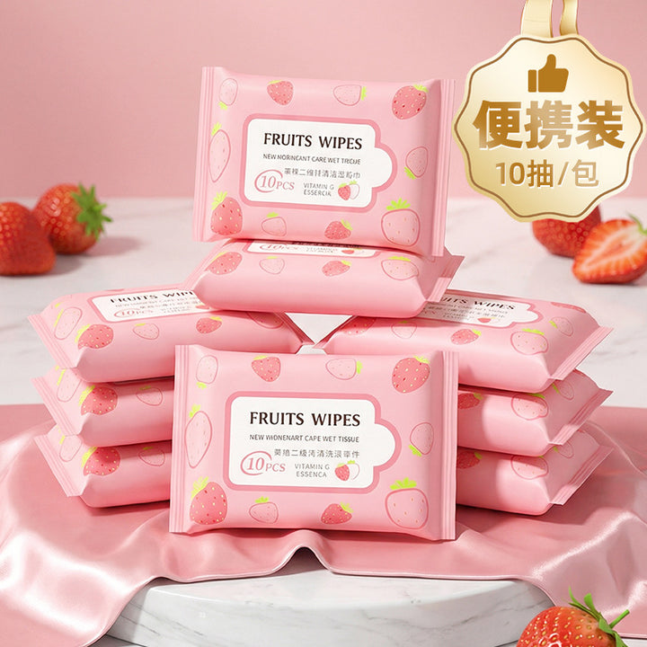 10片装湿纸巾湿巾婴儿十片抽无纺布湿巾纸母婴网店小礼品低价货源