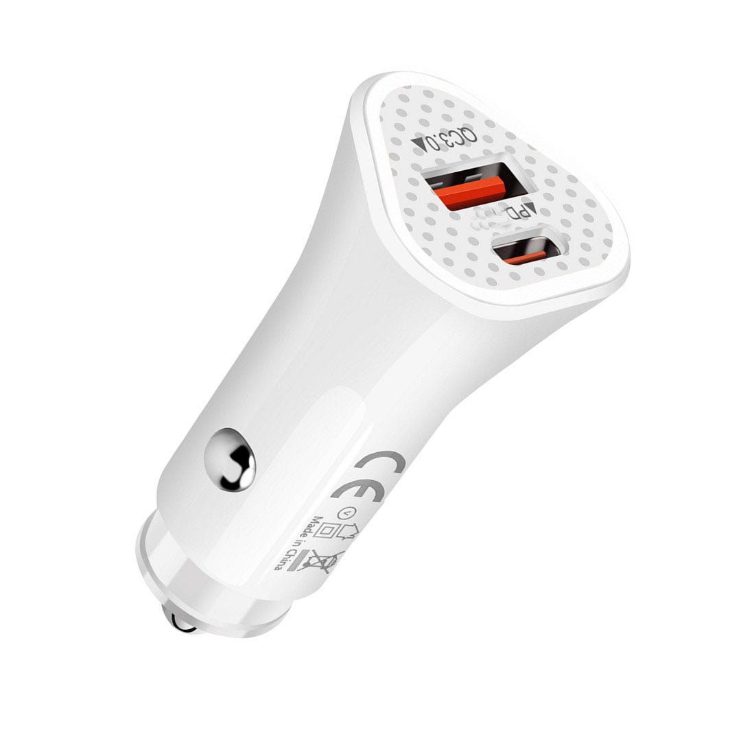 PD 38 W Car Charger – QC 3.0 Fast Charging Universal Car Phone Charger