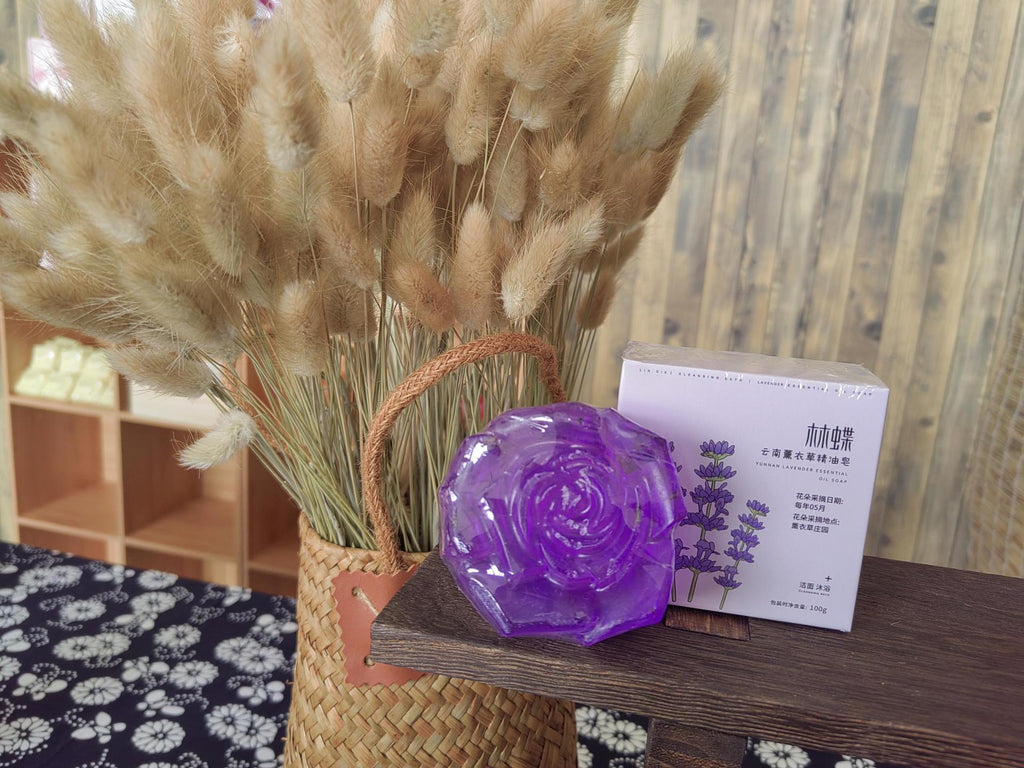 林蝶云南鲜花手工精油皂茉莉玫瑰茶树蜂蜜手工鲜花皂工厂批发价
