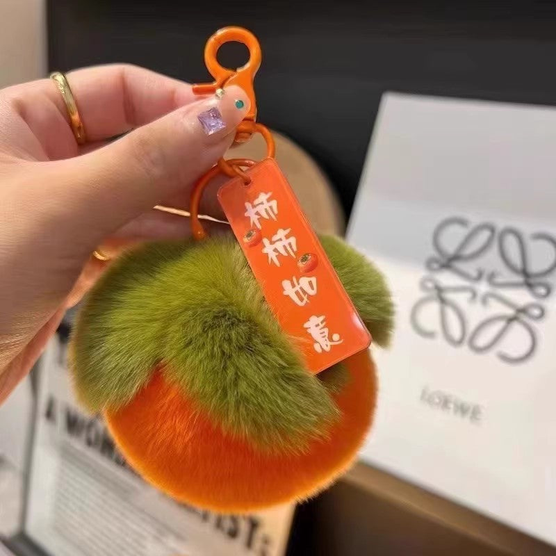 葡萄萄人喜欢正品毛绒超萌钥匙扣挂件汽车男女情侣学生包包挂饰