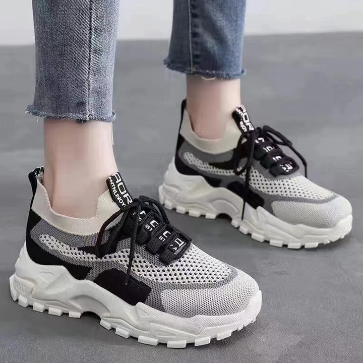 Shoes Women Spring Women Shoes Casual Breathable Sneakers Women Thick Shoes Running Shoes Wholesale