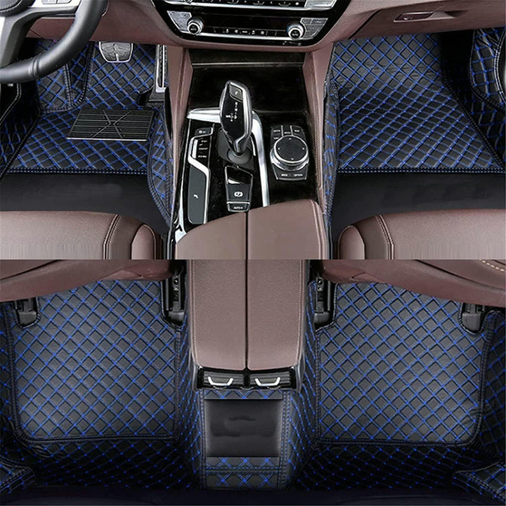 Compatible LADA Granta Special Leather Car Foot Mat