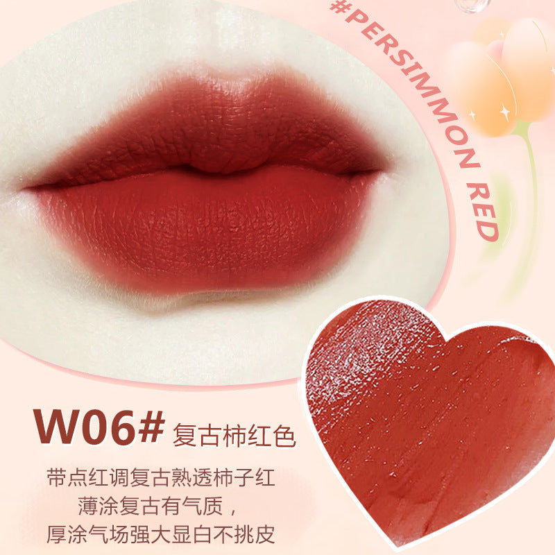 WODWOD绒雾轻感奶霜唇釉素颜不易掉色不易沾杯显白轻薄素颜奶油色