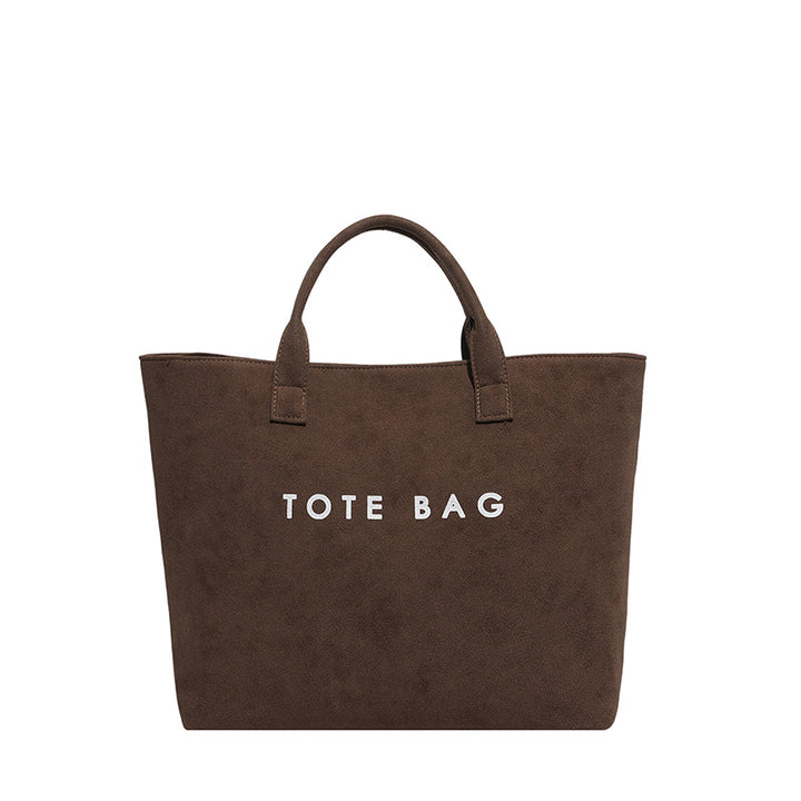 Large Capacity Commuter Women's Bag New Handheld Fashion Tote Bag Versatile Minimalist Handheld Large