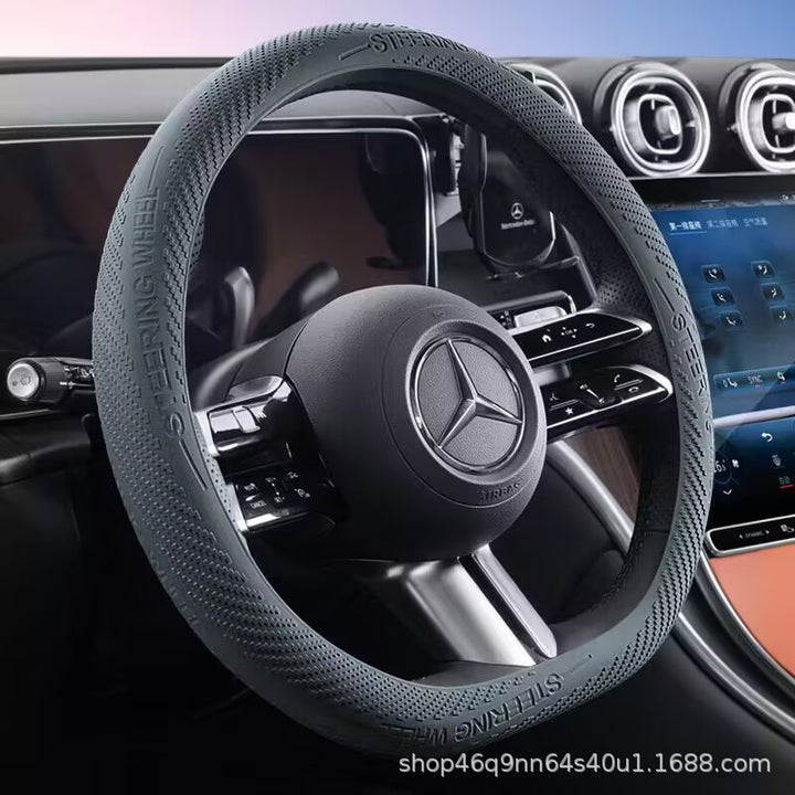 Car Silicone Steering Wheel Cover All Season Universal Non Slip Odorless Silicone Sports Steering Wheel Grip C