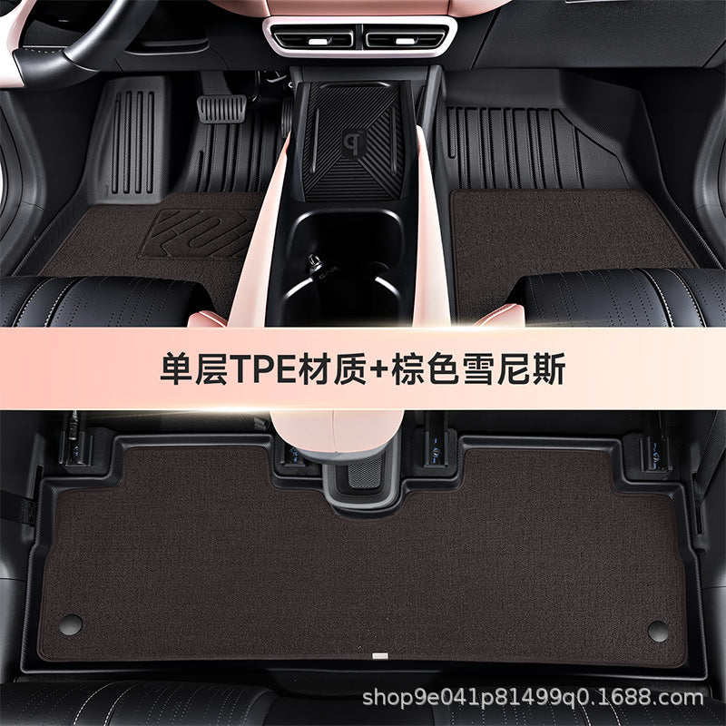 tpe无异味环保汽车脚垫适用于比亚迪海鸥专车专用3d包围汽车脚垫