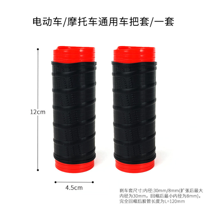 Motorcycle Handle Cover Silicone Handle Cover Non Slip Durable Handle Cover Electric Vehicle Modifie