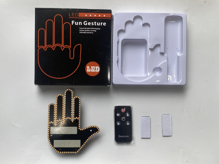 Car Gesture Hand Signal __NS 73__ Warning Light – Anti Rear Collision Interactive Palm Light