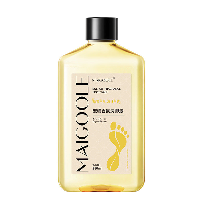 MAIGOOLE硫磺香氛洗脚液去除臭味止汗脚气清爽搓脚泡脚神器足浴液
