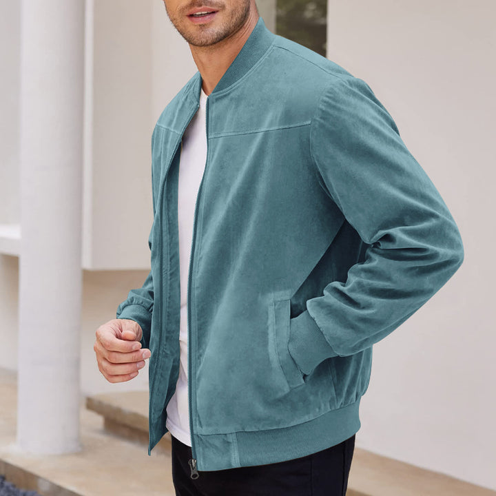 Men Casual Vintage Long Sleeve Cardigan Jacket Men