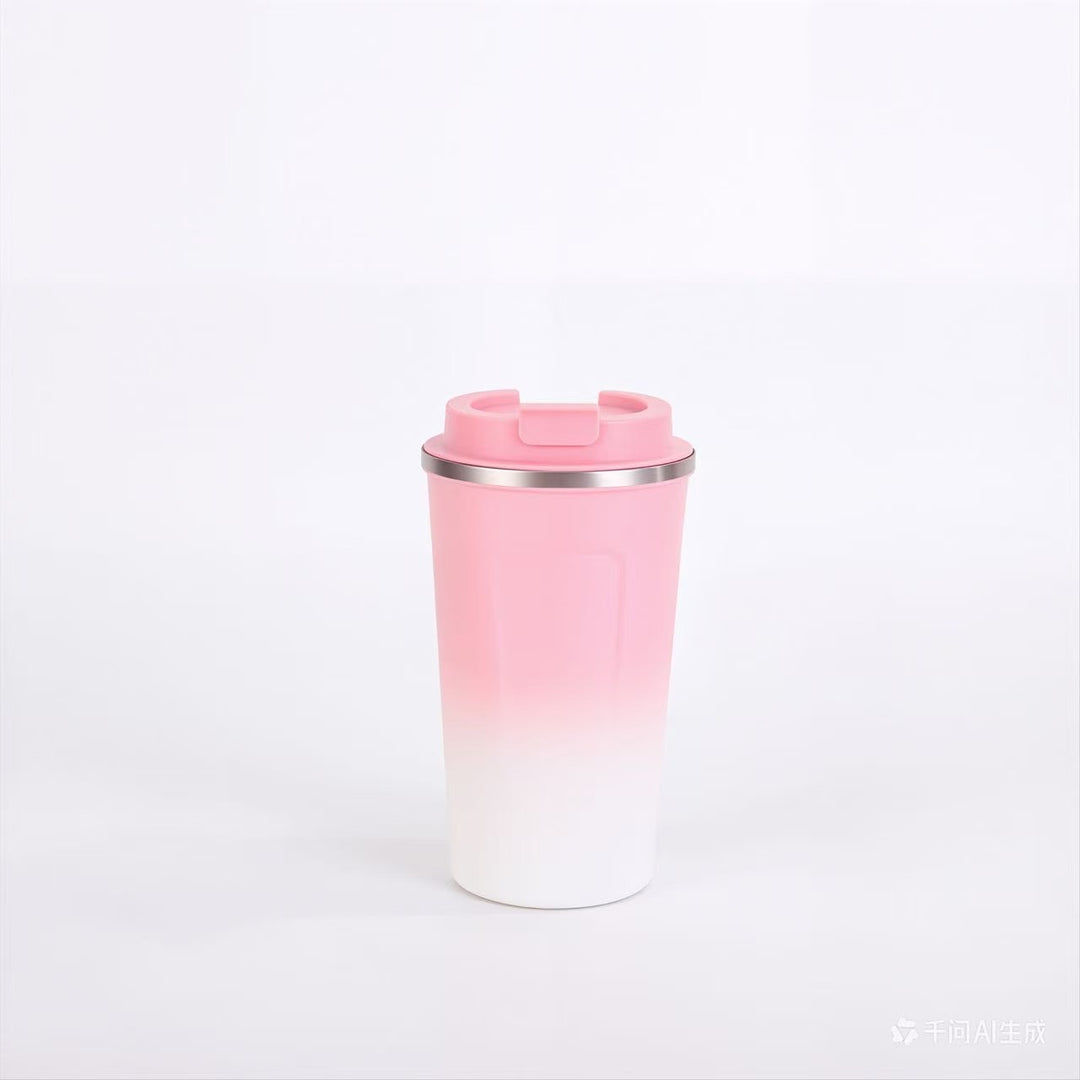 跨境二代咖啡杯304不锈钢保温杯真空水杯保冷礼品杯户外车载