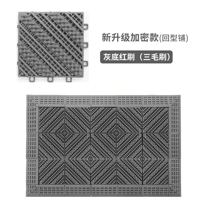 三合一地垫出入口刮泥停车场洗车房车辆进出口酒店商场防尘脚垫