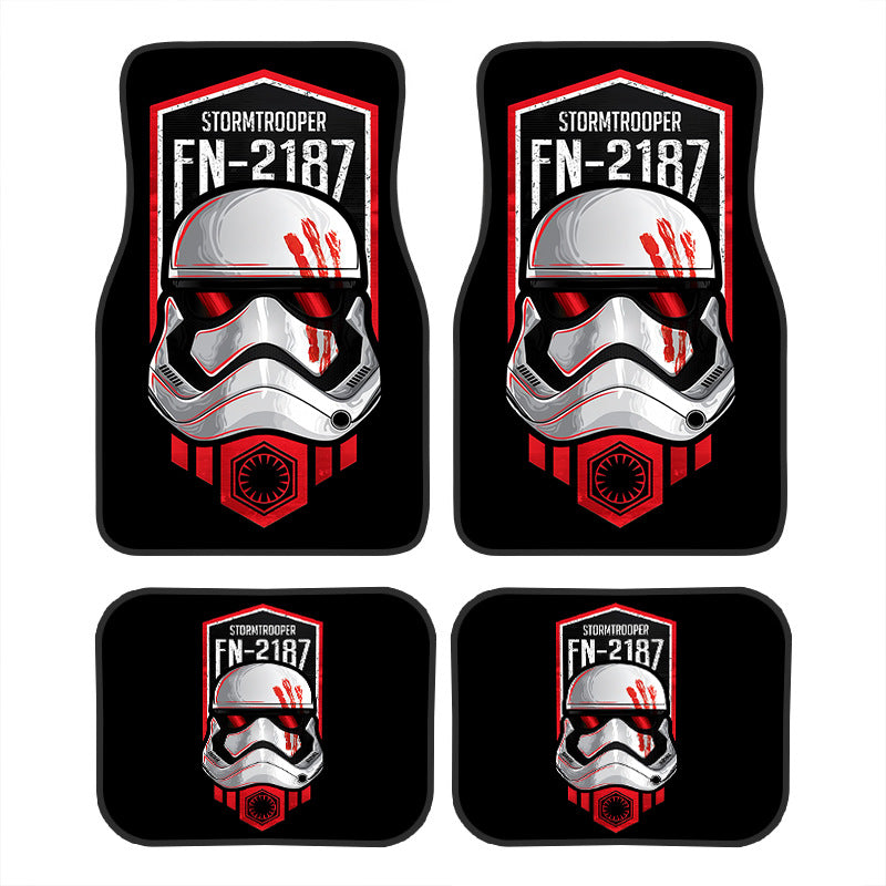 TEMUVintage Nordic Car Foot Mat Carpet 4 Piece Set Stain Resistant Floor Mat TEMUFoot Mat Wholesale