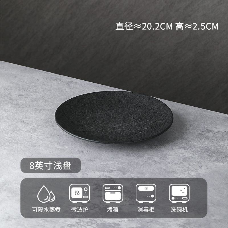 釉下彩餐具套装源头工厂定制2024新款高级感碗具轻奢碗碟套装家用