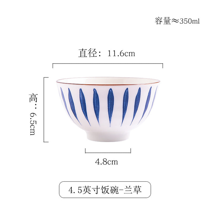 High Temperature Underglaze Ceramic Tableware Home Bowl Custom Bowl Wholesale Compatible