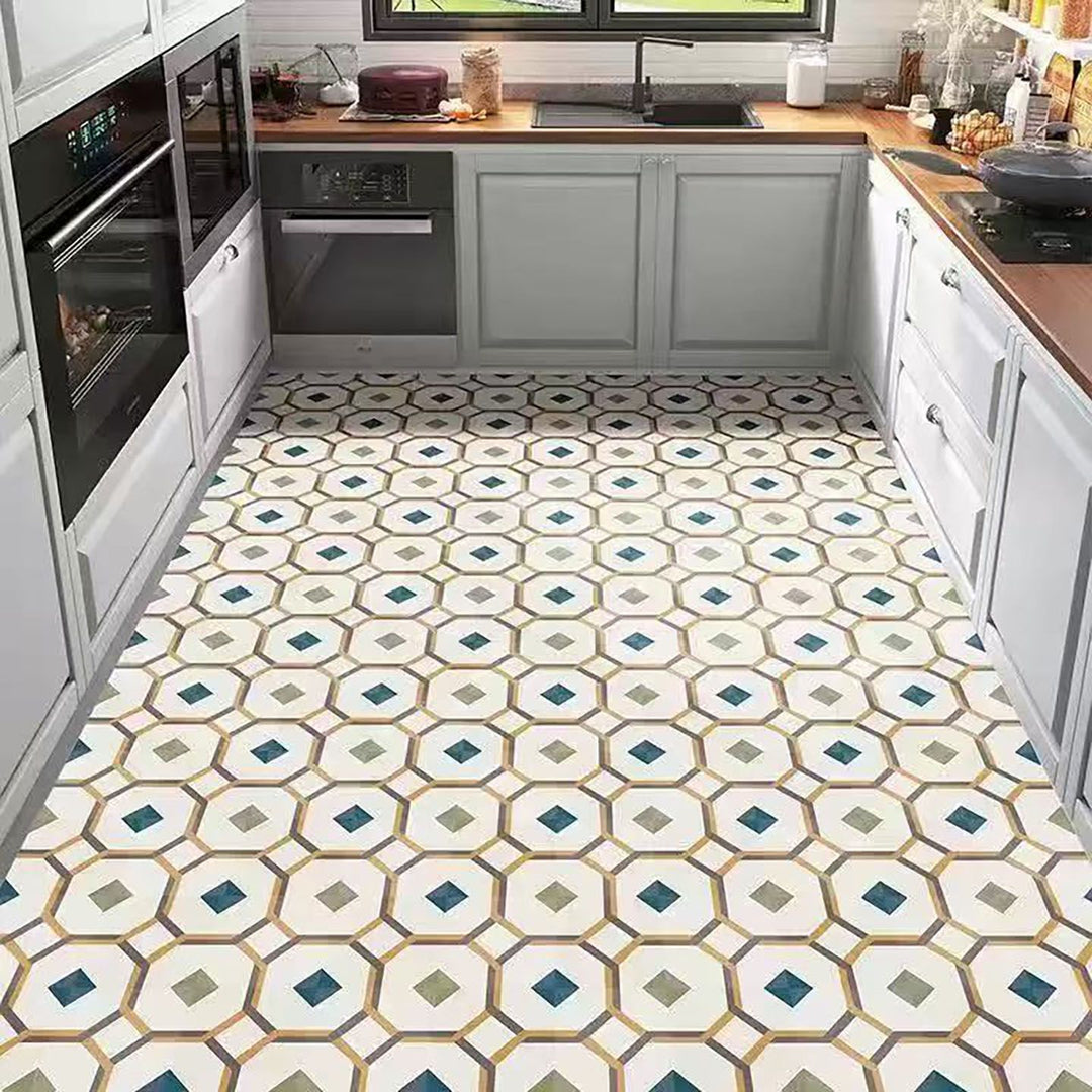 Leather Floor Mat Kitchen Waterproof Floor Mat Home