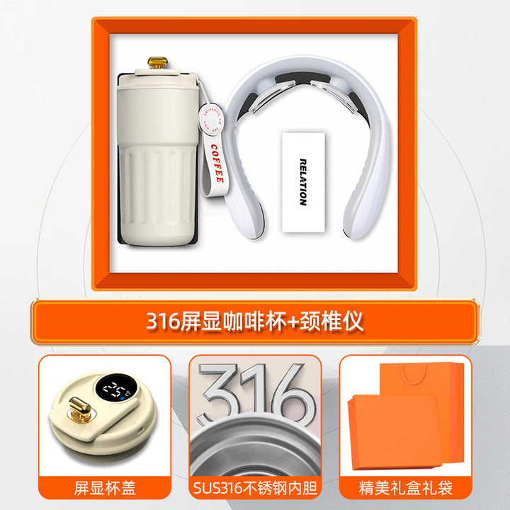 商务礼品套装咖啡杯颈椎仪礼盒活动创意礼品定制LOGO伴手礼送客户