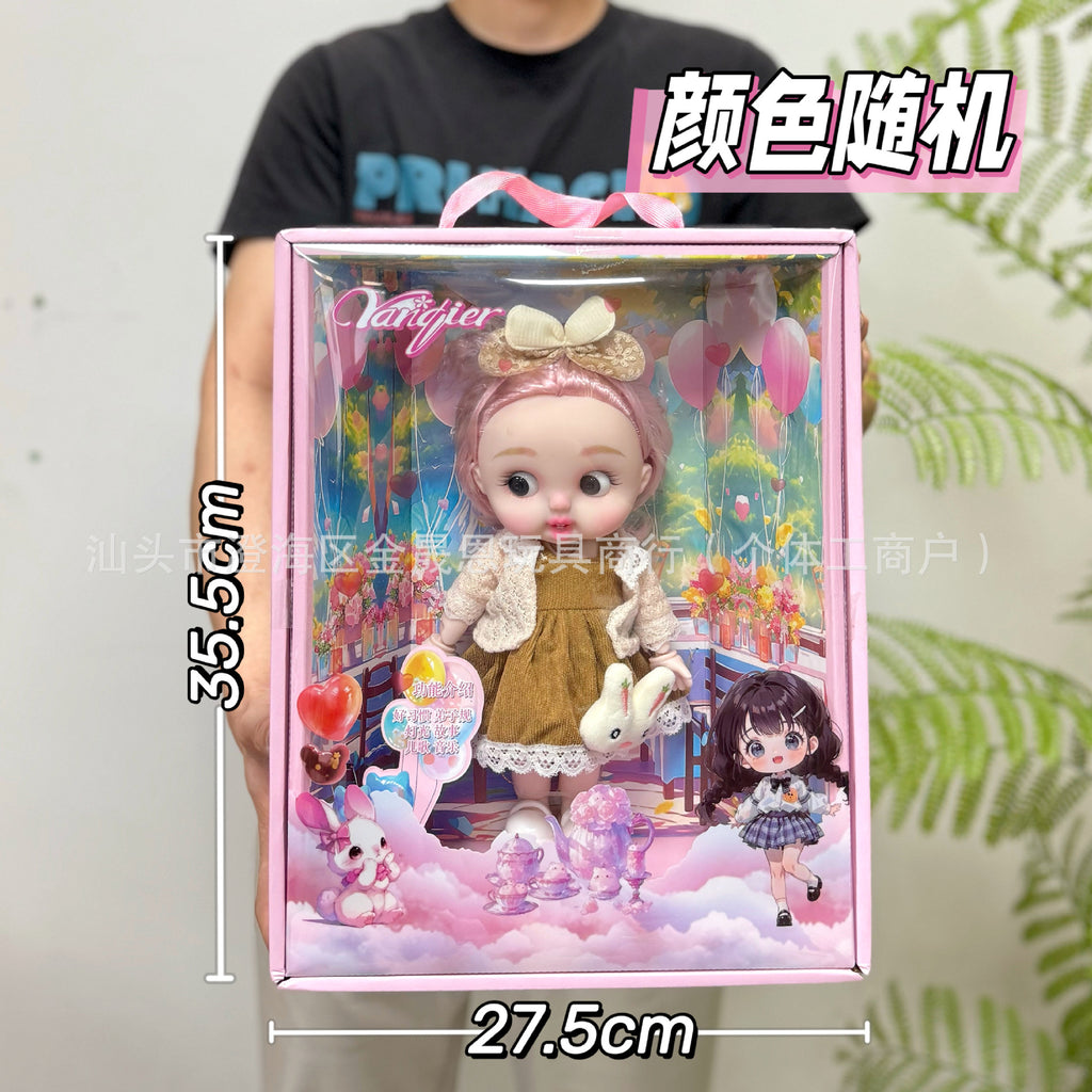 批发巴比洋娃娃礼盒套装仿真公主女孩儿童玩具机构招生礼物包邮