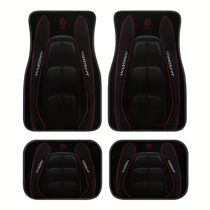 TEMUVintage Nordic Car Foot Mat Carpet 4 Piece Set Stain Resistant Floor Mat TEMUFoot Mat Wholesale
