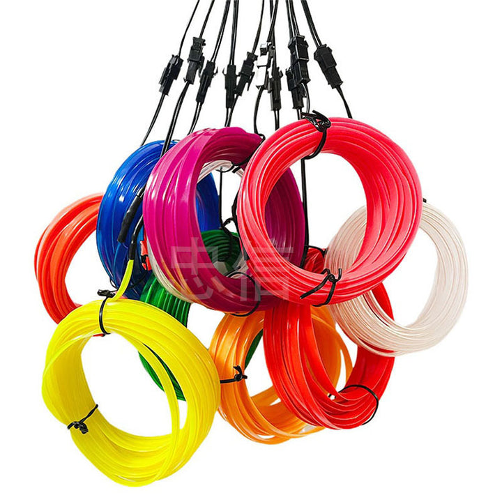 Car EL Wire Cold Light Strip 1 M-5 M – Interior Atmosphere Decoration Light