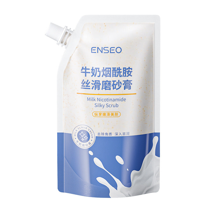 ENSEO Milk Niacinamide Body Scrub – Smoothing Full Body Exfoliator for Beauty Salon