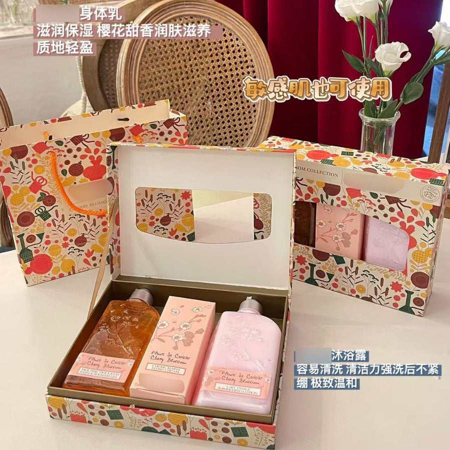 3 Piece Set Body Wash Body Lotion Hand Cream Souvenir Gift Gift Gift Box