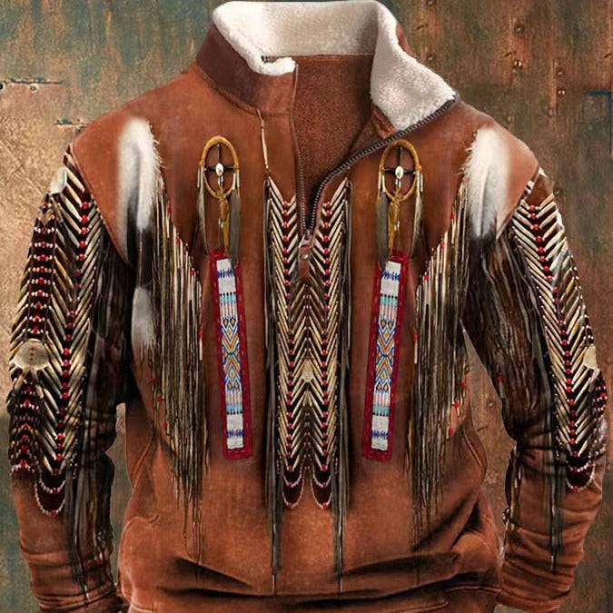 Spring Men's Long Sleeve Hoodie 3 d Casual Fashion Trendy