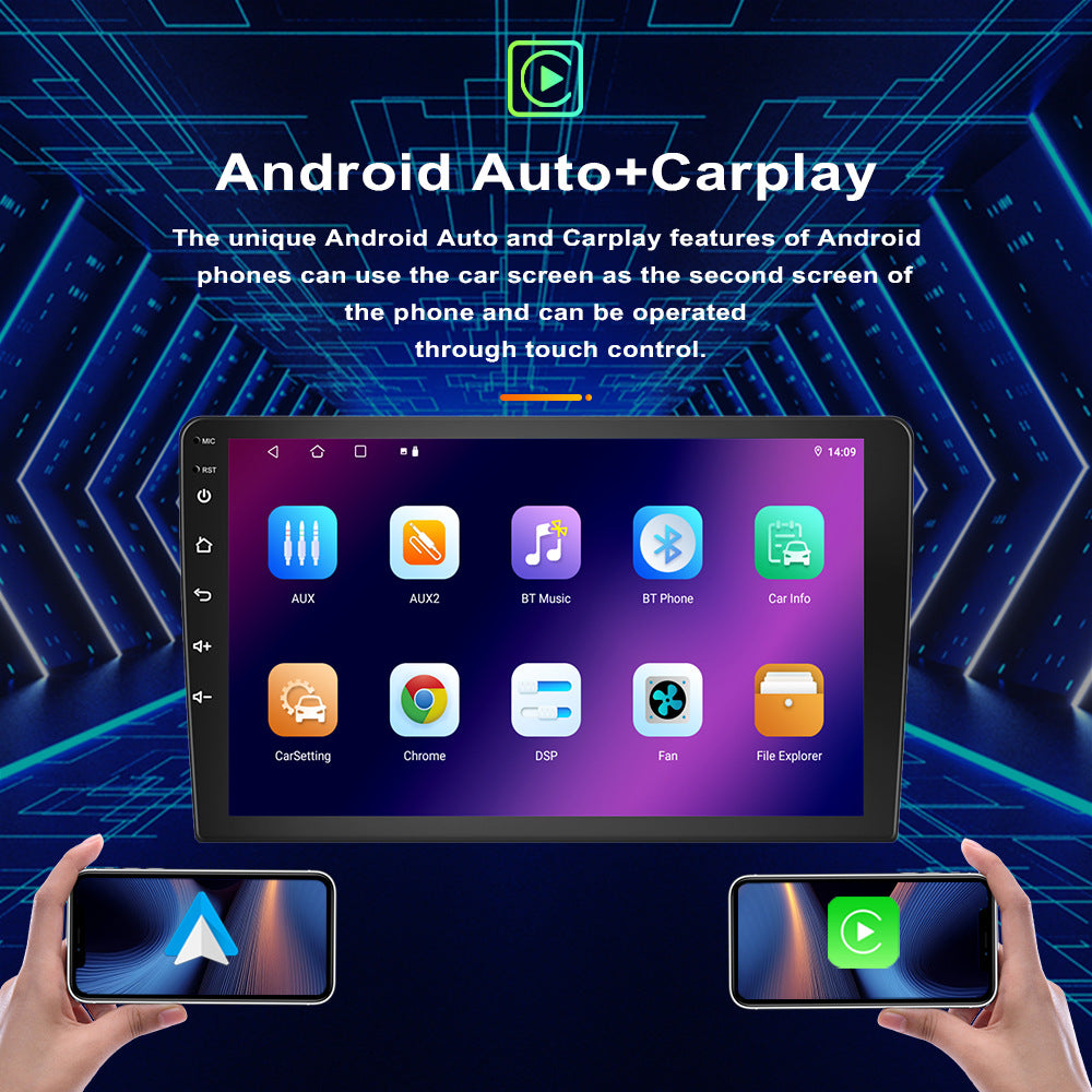 P13 7寸9寸10寸，汽车中控导航车载DVD播放器CarPlay百变通用机安