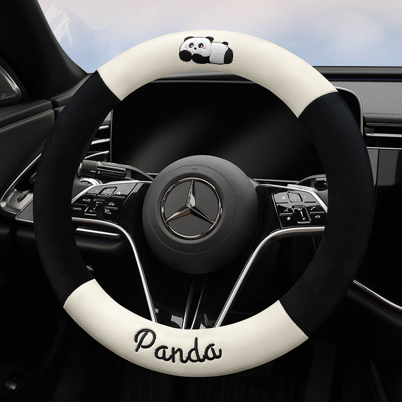 Car Steering Wheel Cover Winter Cat Cute Grip Cover Non Slip Cat TEMU