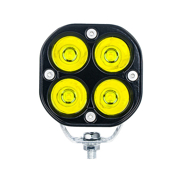 3 Inch Square 4-Leaf Clover __NS 73__ Headlight – Waterproof Off-Road Motorcycle Spotlight