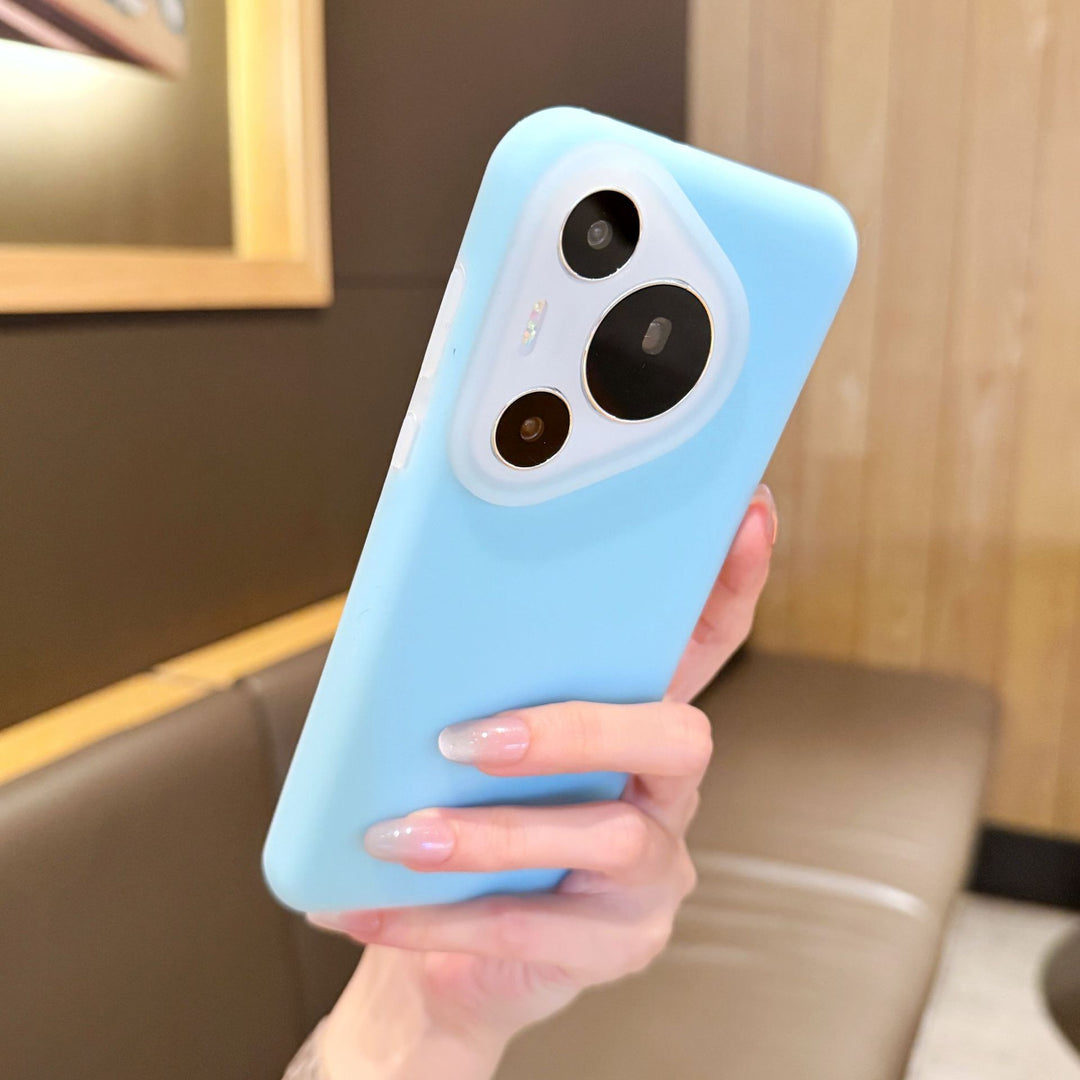 Liquid Silicone Jellyfor Huawei Pura 70 Full Coverage Phone Case Huaweimate 60 Solid Color Shockproof
