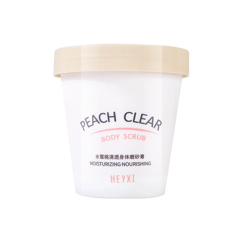 HEYXI韩媛熙水蜜桃磨砂膏补水滋润身体磨砂改善抖音网红爆款200g