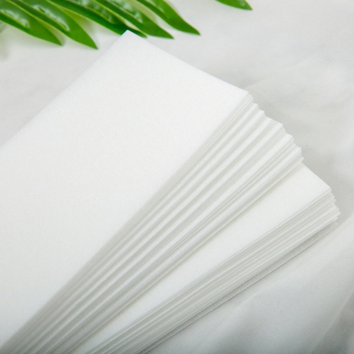 100 pc Non-Woven Wax Strips 20 x 7 cm – Disposable Hair Removal Wax Paper Sheets