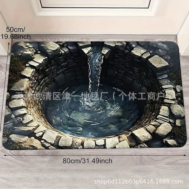 temu Drop Shipping 3 DEntryway Entryway Floor Mat Door Mat Stain Resistant Durable Floor Mat